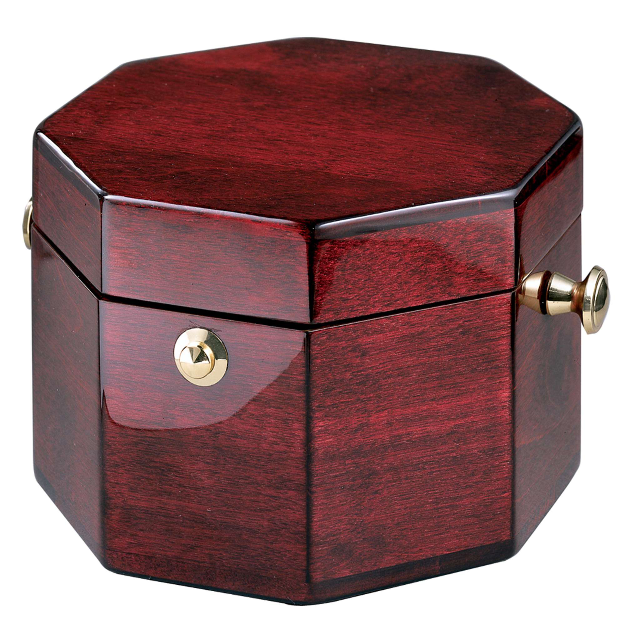 Brass and Rosewood Nautical Desk Clock — view 3