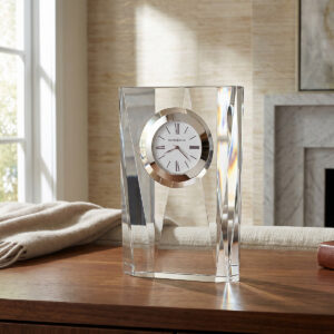 Faceted Crystal Table Clock — view 1