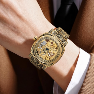 Gold-Tone Openwork Mechanical Watch — view 1
