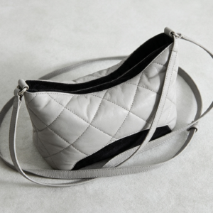 White Quilted Puffer Crossbody