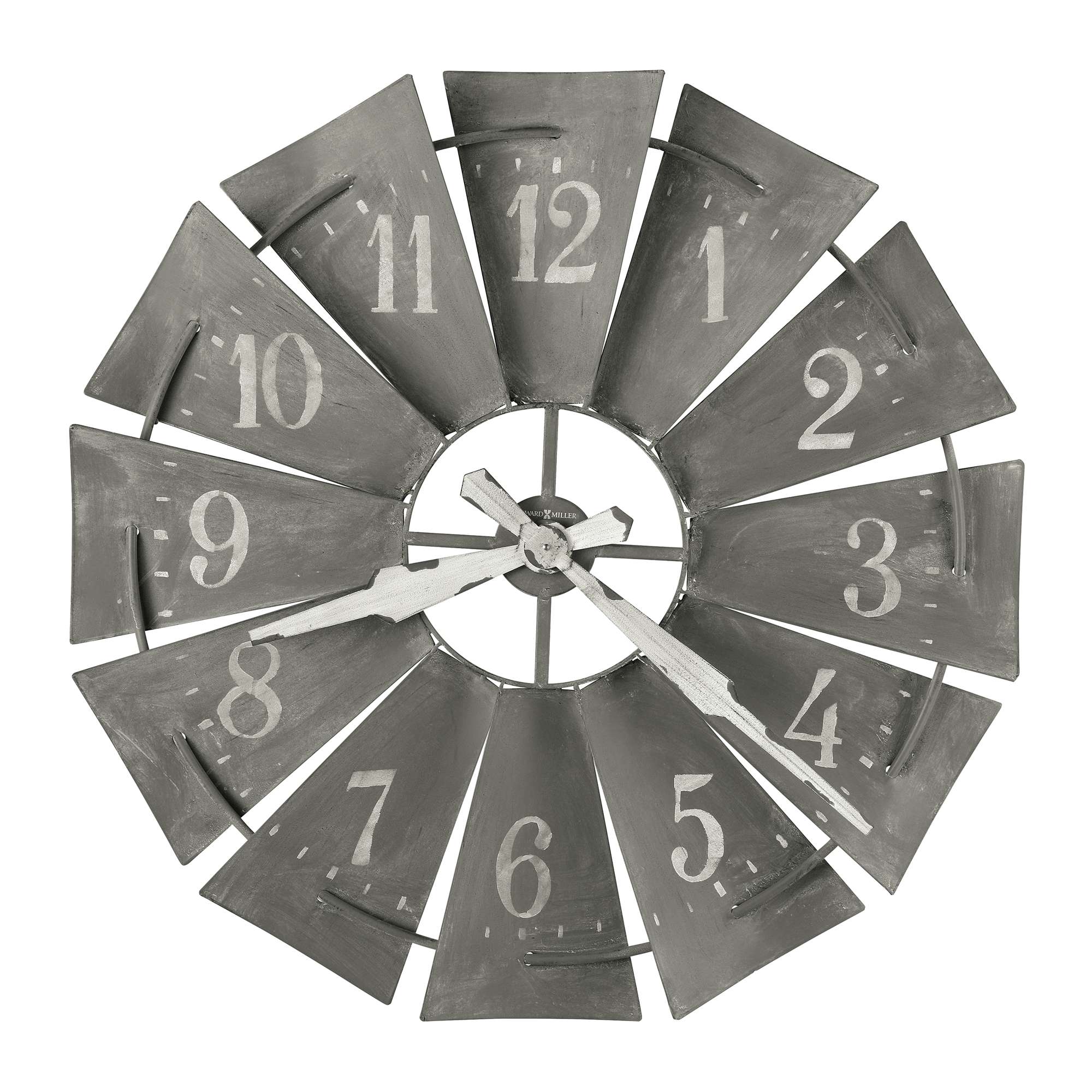 Rustic Windmill Wall Clock — view 2